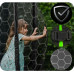 Garden trampoline Neo-Sport NS-08C221 with inner mesh 8 FT 252 cm
