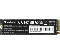 SSD 1TB SSD Verbatim Vi3000 1TB M.2 2280 PCI-E x4 Gen4 NVMe (49375)