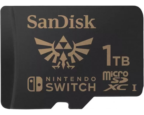SD  SanDisk Nintendo Switch Zelda Edition MicroSDXC 1 TB Class 10 UHS-I/U3  (002200300000)