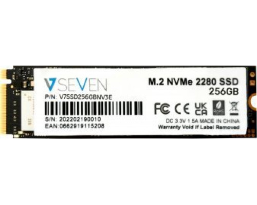 SSD 256GB SSD V7 V7 256GB M.2 2280 PCI-E x4 Gen3 NVMe (V7SSD256GBNV3E)