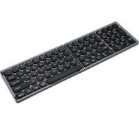 HDWR Elegancka składana klawiatura bezprzewodowa z Bluetooth, ciemnoszara typerCLAW BS110