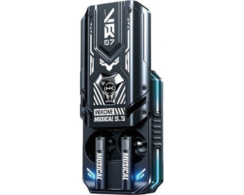 Wekome wireless VB07 Mecha Series - Bluetooth V5.3 TWS z etui ładujšcym Black