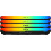 Kingston Fury Beast RGB, DDR4, 64 GB, 3600MHz, CL18 (KF436C18BB2AK4/64)