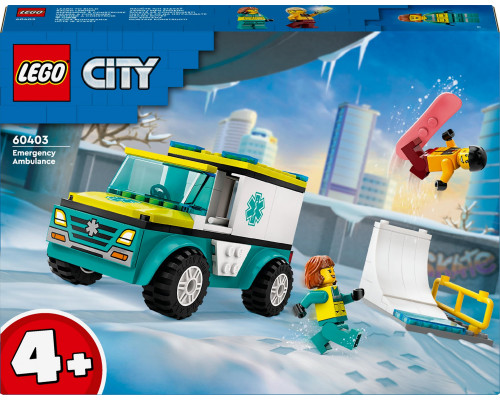 LEGO Friends Karetka i snowboardzista (60403)