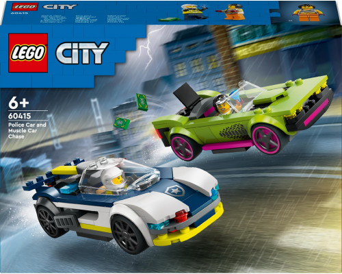 LEGO City Pościg radiowozu za muscle carem (60415)