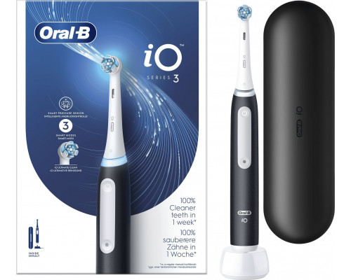 Brush Oral-B Oral-B iO 3 Series Matt Black inkl. Reiseetuie