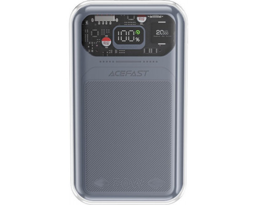 Acefast Acefast powerbank 20000mAh Sparkling Series szybkie ładowanie 30W gray (M2)