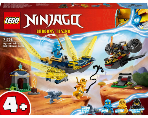 LEGO Ninjago Nya i Arin — bitwa na grzbiecie małego smoka (71798)