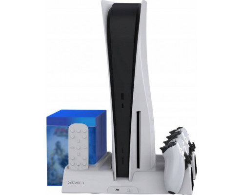 Yaxo Stand YAXO Arctic Breewith e Chłodwith ąca Ładująca for SONY PS5 one siwith e