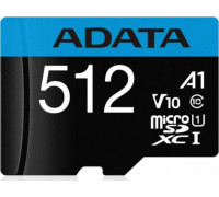 SD ADATA Premier MicroSDXC 512 GB Class 10 UHS-I/U1 A1 V10 (AUSDX512GUICL10A1-RA1)