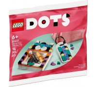 LEGO Dots Tacka w kształcie zwierzaka i zawieszka na torbę (30637)