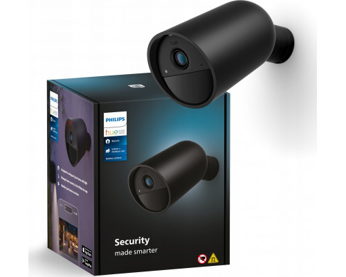 Philips Philips Hue | Secure Battery Camera | Bullet | IP65 | Black