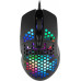 C-Tech C-TECH herní myš Scarab, 7200 DPI, RGB podsvícení, USB