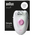 Braun Braun Silk-épil 1 1-000 biało-pink