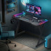 Gaming galds Defender Gaming galds gamingowe Defender GAMER Black RGB dla gracza