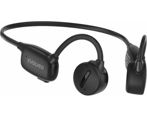 Evolveo EVOLVEO BoneSwim Pro MP3 32GB, bezdrátová sluchátka na lícní kosti, černé