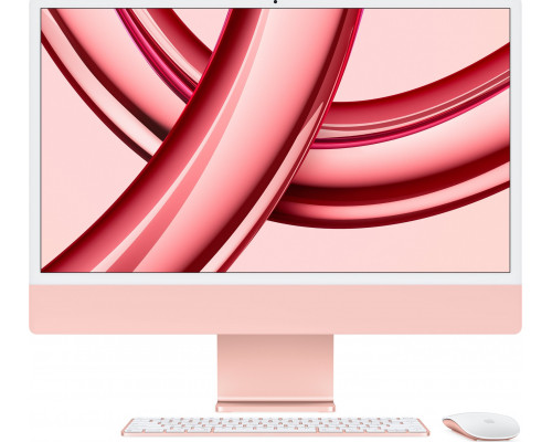 Apple iMac 24" 4.5K Retina, Apple M3 8C CPU, 10C GPU/8GB/512GB SSD/Pink/SWE