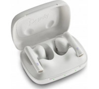 Poly Voyager Free 60+ UC M White +BT700 USB-C Adapter +Touchscreen Charge Case (7Y8G8AA)