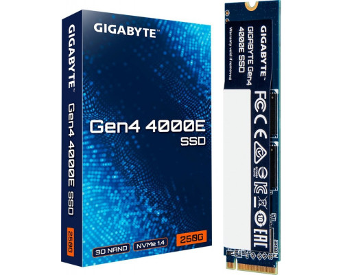 SSD 250GB SSD Gigabyte 4000E 250GB M.2 2280 PCI-E x4 Gen4 NVMe (G440E250G)