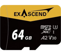 SD  ExAscend Catalyst MicroSDXC 64 GB UHS-I/U3 A2 V30 (EX64GUSDU1-AD)