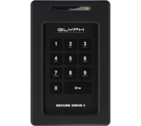 HDD Glyph SecureDrive+ Keypad, 4TB Encrypted SSD Drive with Keypad, Bus-powered, USB 3.2 Gen1, USB-C & Thunderbolt compatible