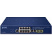 Switch Planet PLANET IPv4/IPv6, 8-Port Managed  L2/L4 Gigabit Ethernet (10/100/1000) Support PoE 1U Blue