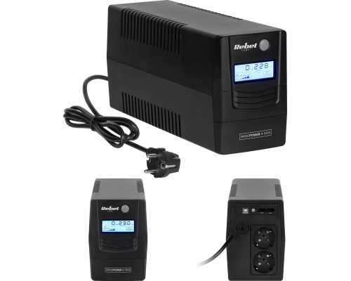 UPS Rebel REBEL UPS NANOPOWER PLUS 1000 ( OFFLINE, 1000VA /