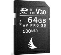 SD  Angelbird AV PRO UHS I 64GB SDXC V30 Memory Card