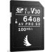 SD  Angelbird AV PRO UHS I 64GB SDXC V30 Memory Card