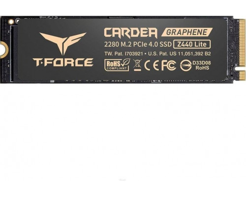 SSD 500GB SSD TeamGroup T-Force Cardea Z440 Lite 500GB M.2 2280 PCI-E x4 Gen4 NVMe (TM8FFT500G0C129)