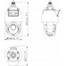 Hikvision KAMERA IP SZYBKOOBROTOWA ZEWNĘTRZNA DS-2SE4C225MWG-E(12F0) TandemVu ColorVu - 1080p 4.8 ... 120 mm Hikvision