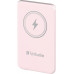 Verbatim Verbatim Charge 'n' Go Magnetic Wireless 5000mAh USB-C PD 3.0 Pink