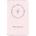 Verbatim Verbatim Charge 'n' Go Magnetic Wireless 5000mAh USB-C PD 3.0 Pink