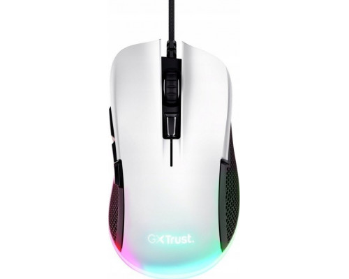 Trust TRUST herní myš GXT 922W YBAR Eco Gaming Mouse, optická, USB, bílá
