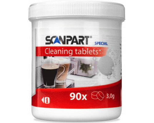 Scanpart Scanpart Tabletki do czyszczenia ekspresów 1-fazowe 90 szt.