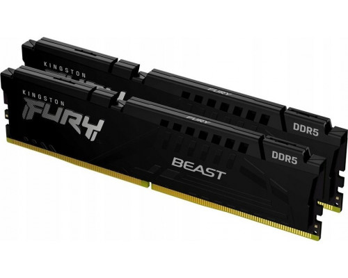 Kingston Fury Beast, DDR5, 64 GB, 6400MHz, CL32 (KF564C32BBEK2-64)