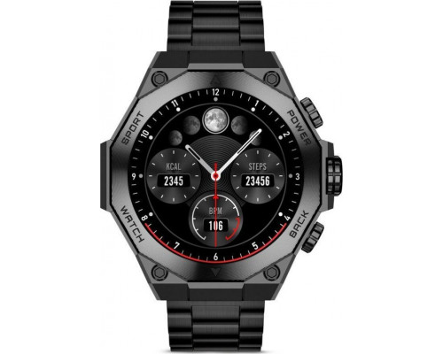 Smartwatch Ksix Titanium Black  (S1906685)