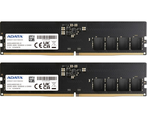 ADATA DDR5, 32 GB, 4800MHz, CL40 (AD5U480016G-DT)