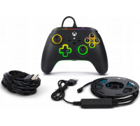 Pad PowerA PowerA Advantage kablet controller til Xbox Series X|S med Lumectra + RGB LED Strip - Sort