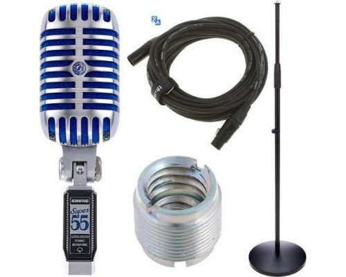 Shure dynamiczny wokalowy Shure SUPER 55 Deluxe w Pełnym zestawie