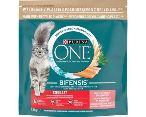 One ONE DRY STERIL CAT WITH SALMON 1.5KG