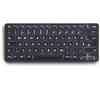 Perixx Perixx PERIBOARD-732B DE, Mini Keyboard Wireless, with backlight, black