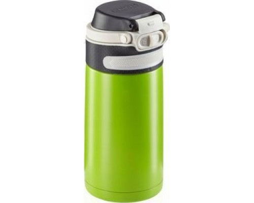Leifheit Leifheit 03249 mug traveler 350 ml Black, Green Stal nierdzewna