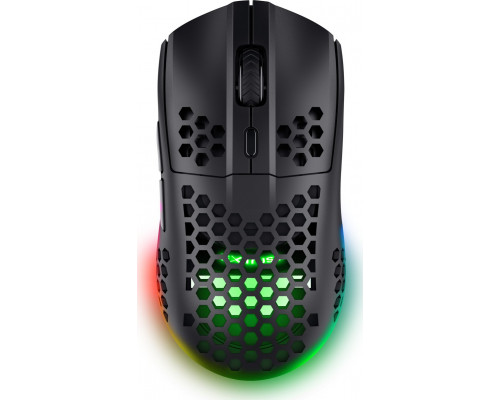 Trust TRUST bezdrátová myš GXT 929 Helox Lightweight, RGB, Černá