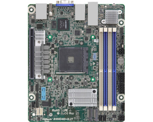 ASRock ASRock Mainboard B550D4ID-2L2T mini-ITX Sockel AM4 Single