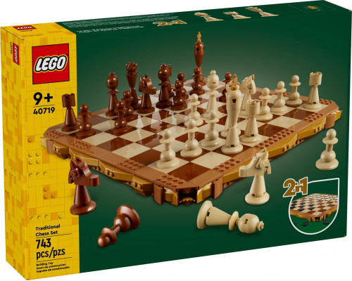 Ekskluzīvs LEGO Tradycyjny zzeat szachów (40719)