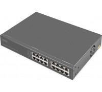 Switch Digitus Switch 8-Port Gigabitgabit PoE + Injektor 250W schw
