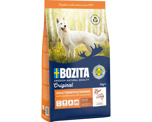 Bozita Bozita Original Adult Sensitive           Skin&Coat 3kg 41523