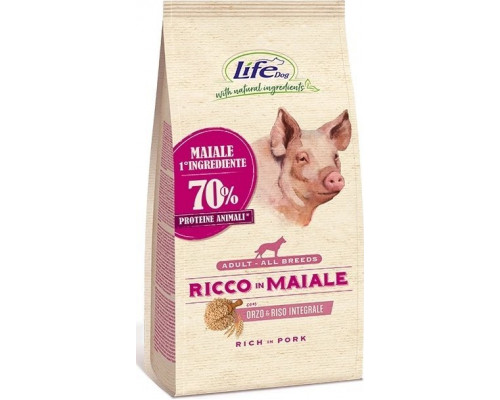 Life Pet Care LIFE DOG 2kg ADULT RICH IN PORK /4