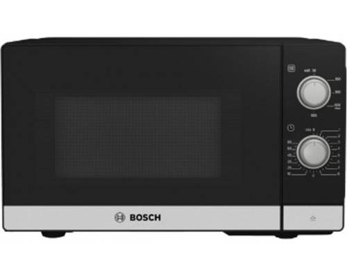 Microwave Triton Bosch Serie 2 FFL020MS2 kuchenka mikrofalowa Blat Mikrofalówka Solo 20 l 800 W Black, Stal nierdzewna